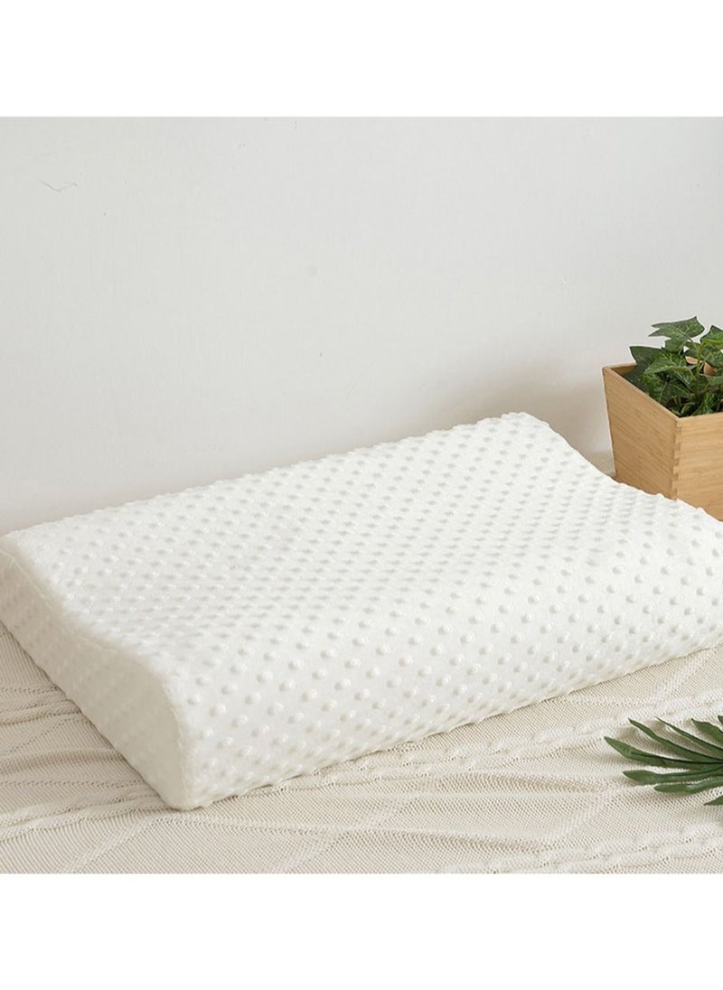 DubaiGallery - Memory Foam Pillow Orthopedic Latex Neck Pillow Fiber Slow Rebound Soft Pillow for Cervical Health Care - Image 1