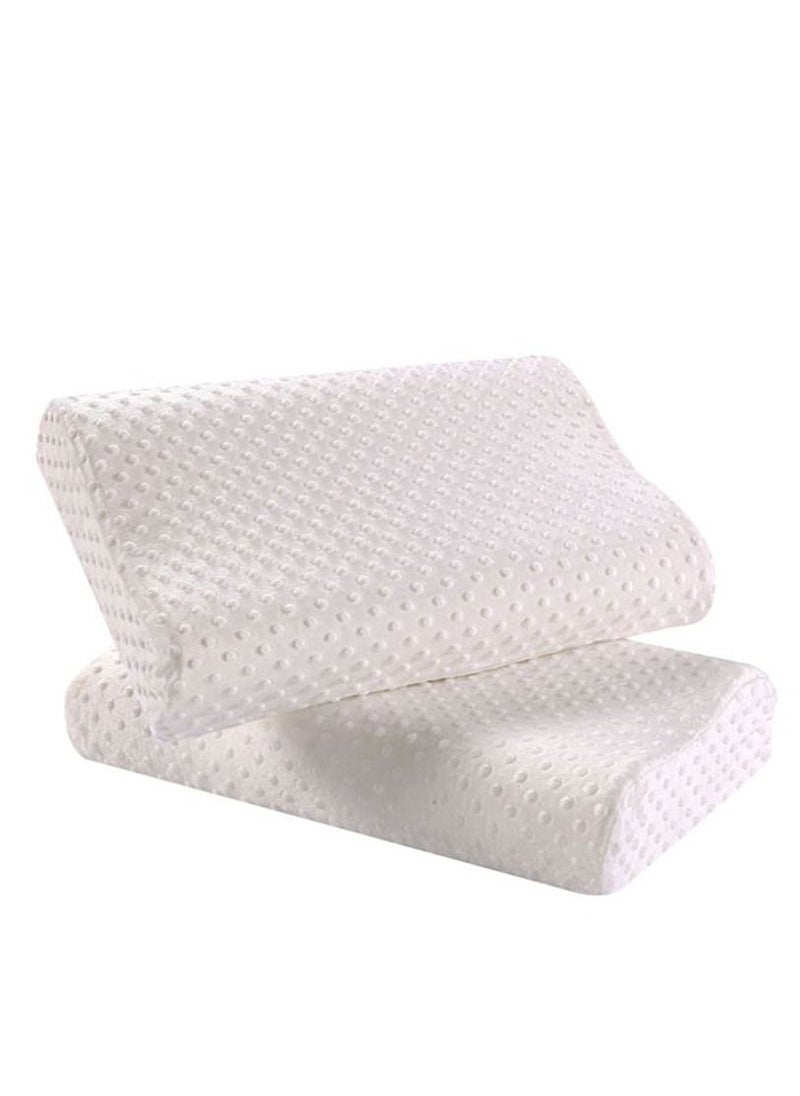 DubaiGallery - Memory Foam Pillow Orthopedic Latex Neck Pillow Fiber Slow Rebound Soft Pillow for Cervical Health Care - Image 1