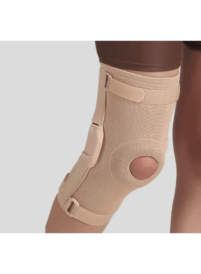 Gel Bi-Axle Hinged Knee Brace – XXXL, Adjustable Support for Knee Pain, Injuries & Rehabilitation