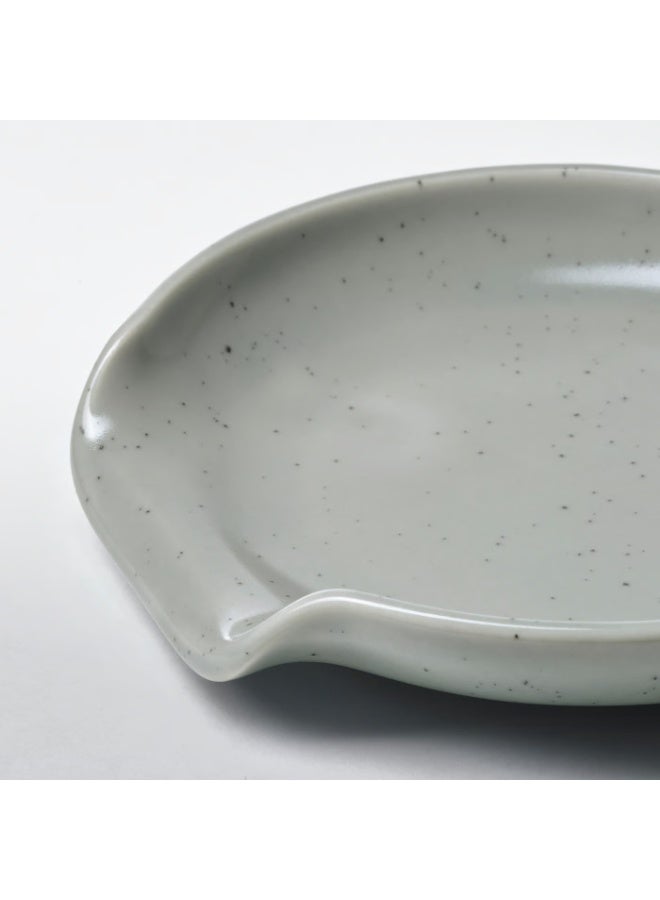 Baitique Spoon Rest, Ceramic, Light Grey-Blue, 12 cm - Image 4