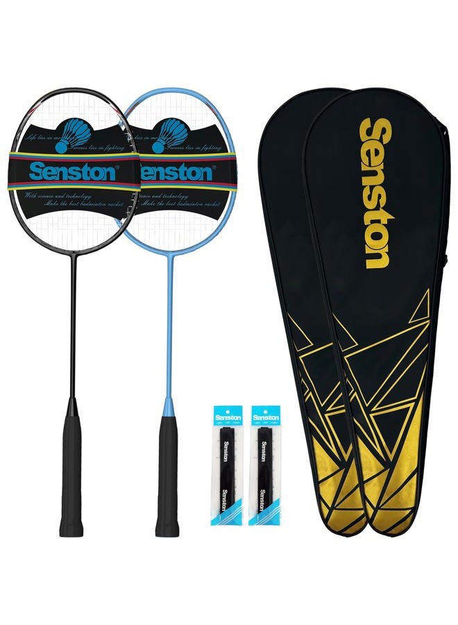 Senston N80 Professional Quality Carbon Fiber Badminton Racket with Carry Bag Included - Image 1