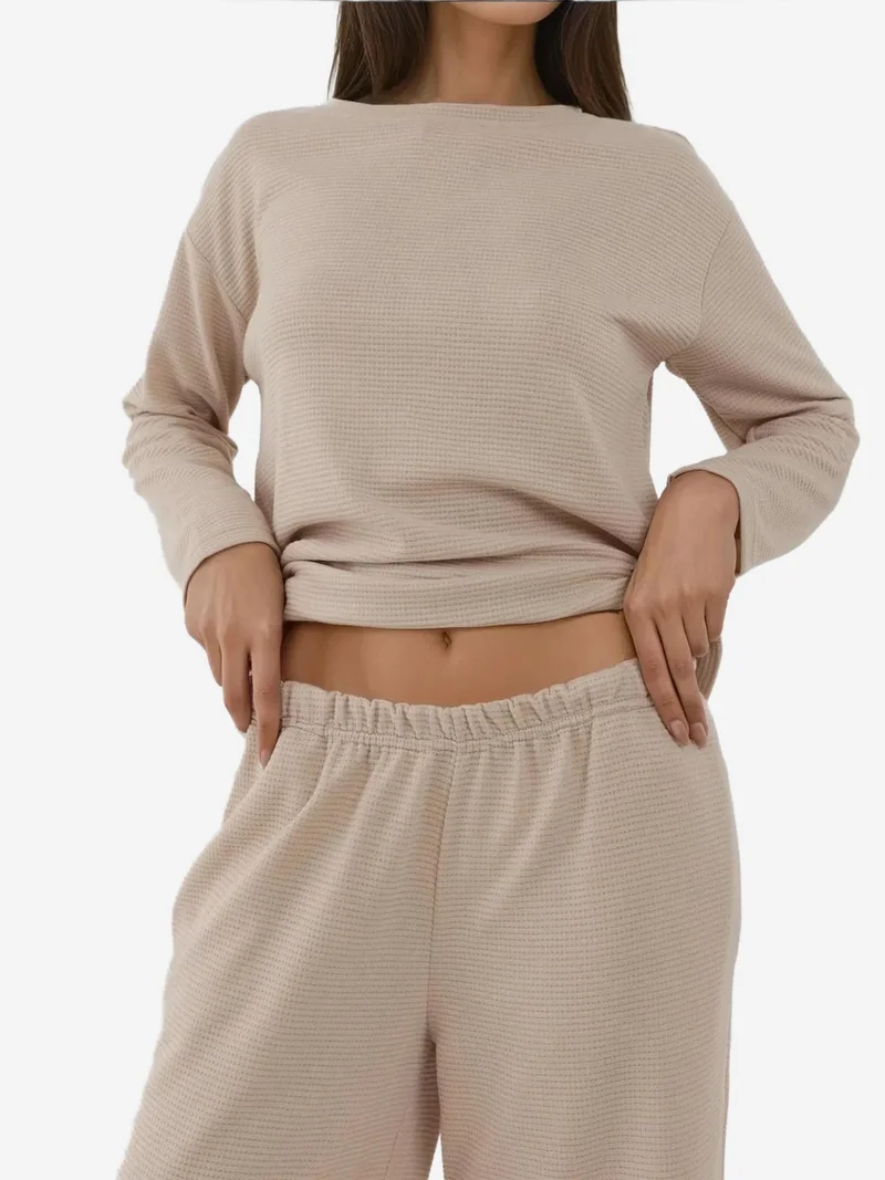 زوبعة طقم بيجامة مريح بلمسة ناعمة وملمس مميز