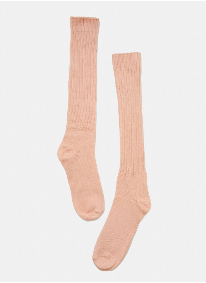 FOREVER 21 Ribbed Knit Knee-High Socks  - Image 2