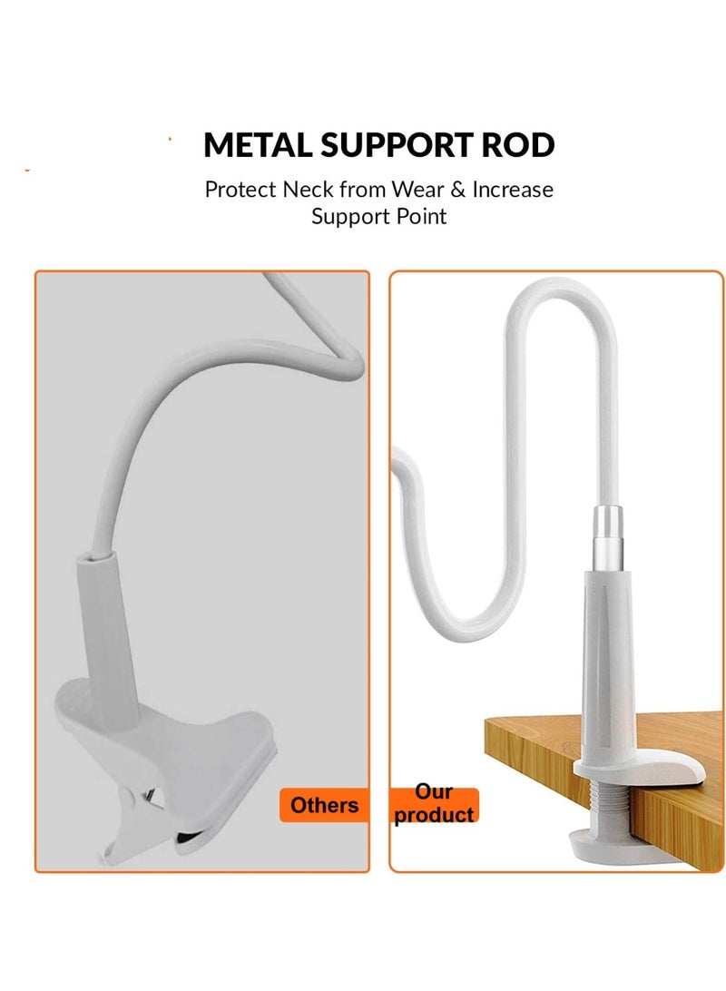 360 Degree Flexible Rotation Mobile Phone Holder for Bed, Table, Kitchen, Bathroom Compatible with All Smartphones (black) - Image 3