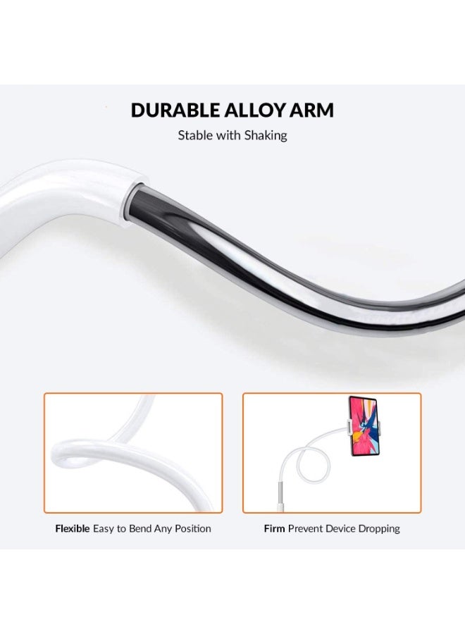 360 Degree Flexible Rotation Mobile Phone Holder for Bed, Table, Kitchen, Bathroom Compatible with All Smartphones (black) - Image 4