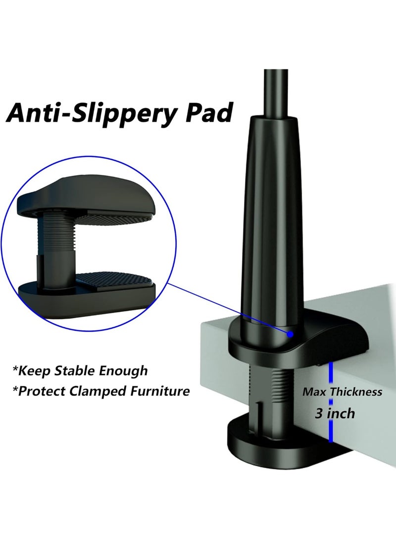 360 Degree Flexible Rotation Mobile Phone Holder for Bed, Table, Kitchen, Bathroom Compatible with All Smartphones (black) - Image 5