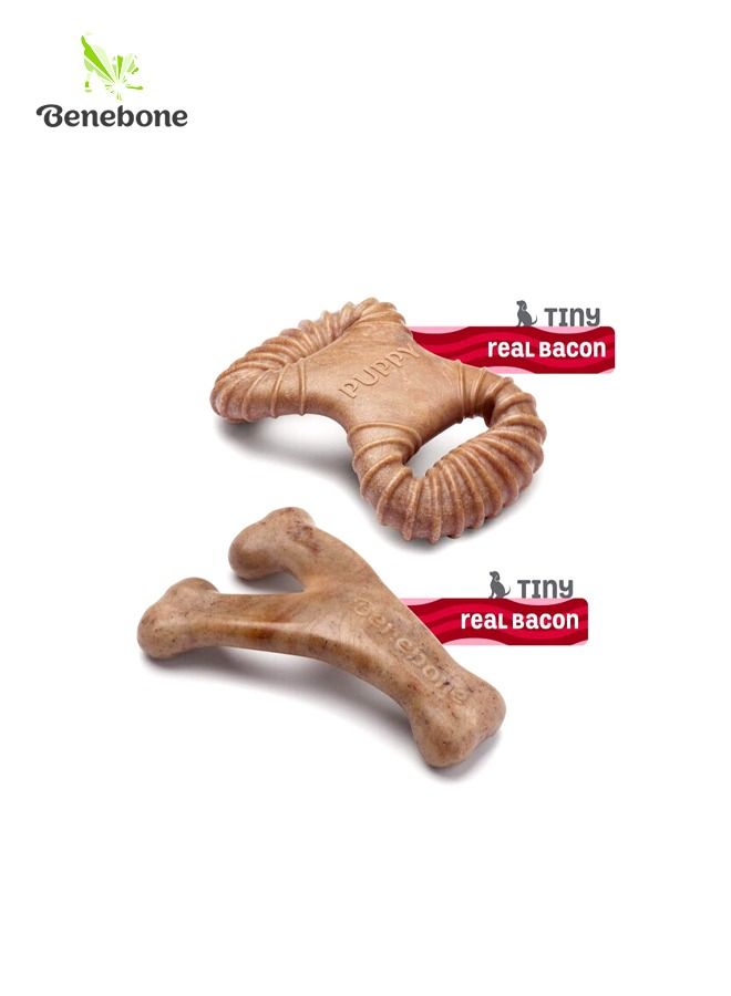 Benebone Puppy Dental Chew Wishbone Tiny - Image 2