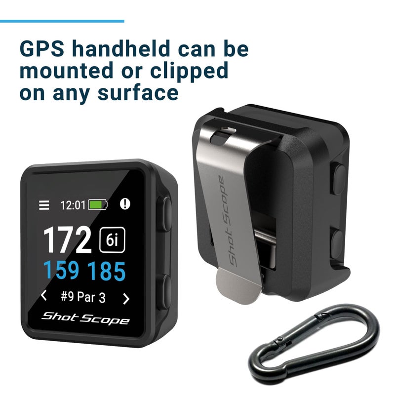 Shot Scope Technologies Shot Scope H4 GPS Handheld with Shot Tracking - F/M/B Green and Hazard Distances - 36,000+ pre-Loaded Courses - 100+ Statistics Including Strokes Gained - No subscriptions  - Image 5