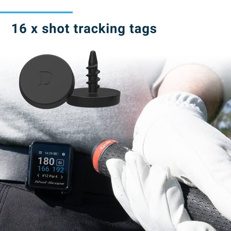 Shot Scope Technologies Shot Scope H4 GPS Handheld with Shot Tracking - F/M/B Green and Hazard Distances - 36,000+ pre-Loaded Courses - 100+ Statistics Including Strokes Gained - No subscriptions  - Image 4