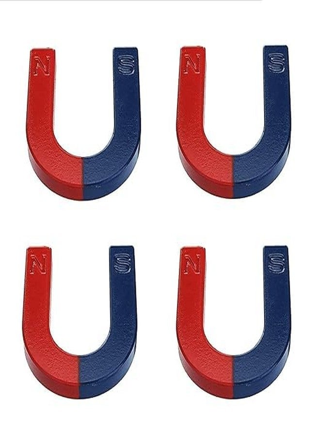KRYTONE.Fx® 4 Pcs U Shape Horseshoe Magnets Strong for School Educational Projects. - Image 1