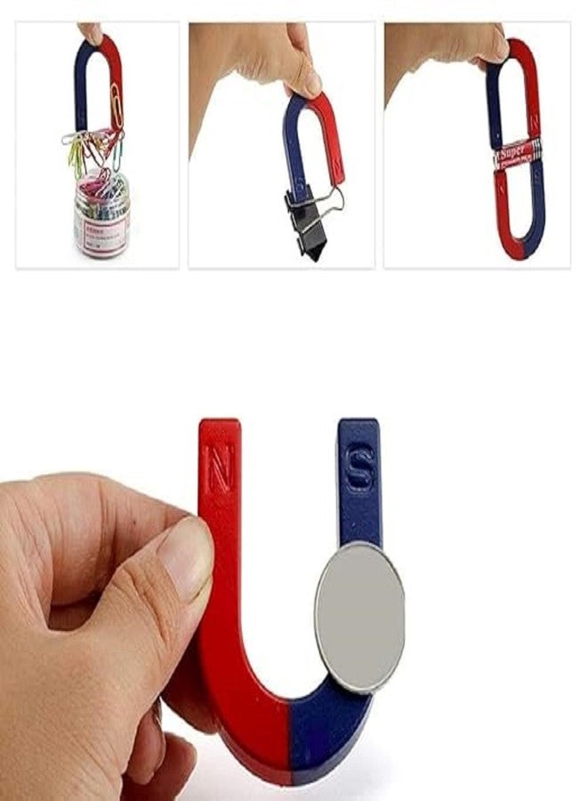 KRYTONE.Fx® 4 Pcs U Shape Horseshoe Magnets Strong for School Educational Projects. - Image 4