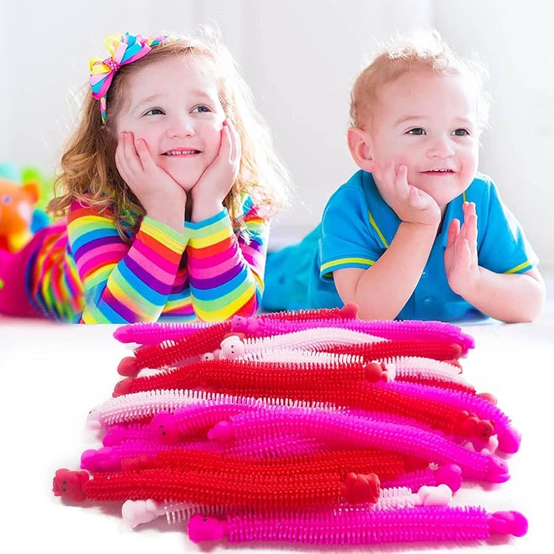 Holydeck 36 Pack Valentines Day Gifts Stretchy Strings Sensory Fidget Toys Pack Autism Toys Great for Kids Treat Bags Gifts Stress Relief Party Favors Valentines Day Gifts (Valentine's) - Image 5