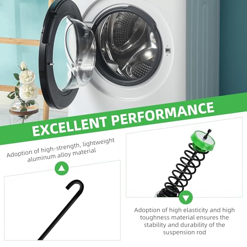 Pulluty 【2025 Upgraded】W11130362 WTW5000DW2 WTW5000DW3 WTW5000DW1 MVWX655DW1 MVWC565FW2 MVWC565FW1 Washer Suspension Rod Kit for Whirlpool Maytag Kenmore Washer - Replaces W10594080 W10735786 W10748956 - Image 3