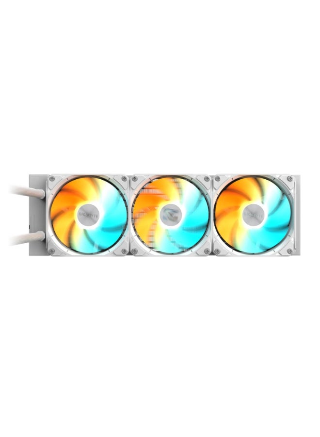 GIGABYTE GAMING 360 ICE Liquid CPU Cooler GP GIGABYTE GME360I 3 FAN -WHITE - Image 2