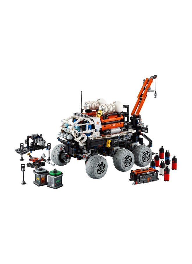 LEGO 42180 مجموعة بناء روفر استكشاف طاقم مارس التقنية، لعبة فضاء، هدية لاستكشاف الأطفال، ألعاب مستوحاة من ناسا، لعب خيالي للأولاد والبنات الذين تتراوح أعمارهم بين 11 وما فوق (1599 قطعة)  - Image 4