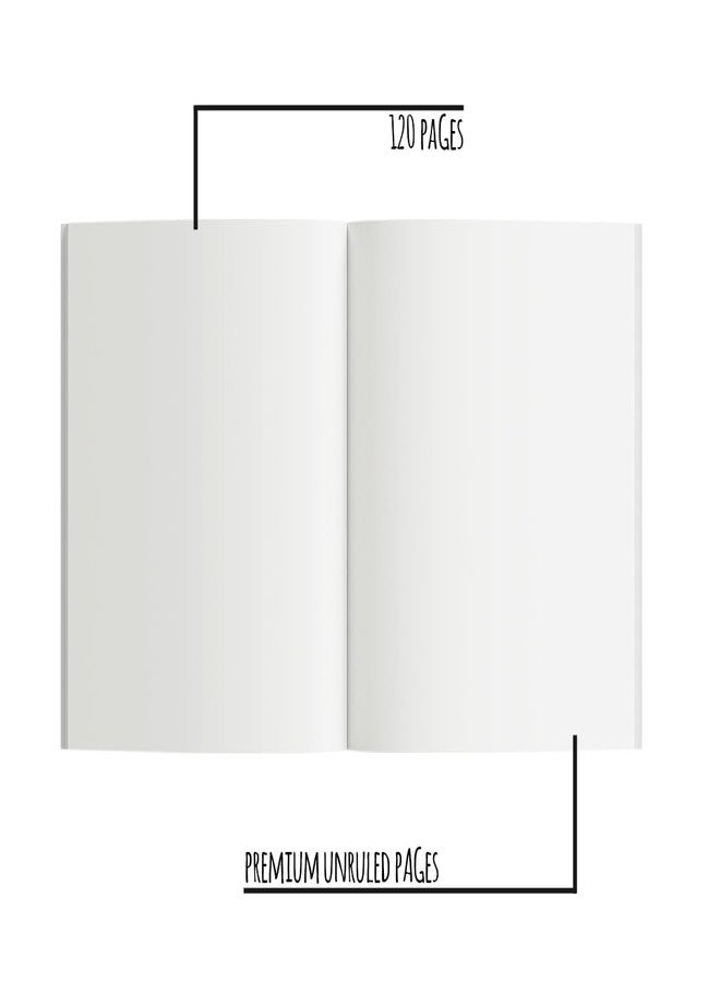 zenithink مجموعة دفاتر زينيثنك (3 دفاتر) | ورق 80 غ/م² مع غلاف 300 غ/م² | بدون سطور | 120 صفحة | مقاس A5 | متعددة الاستخدامات للمدرسة والمنزل والمكتب - Image 4