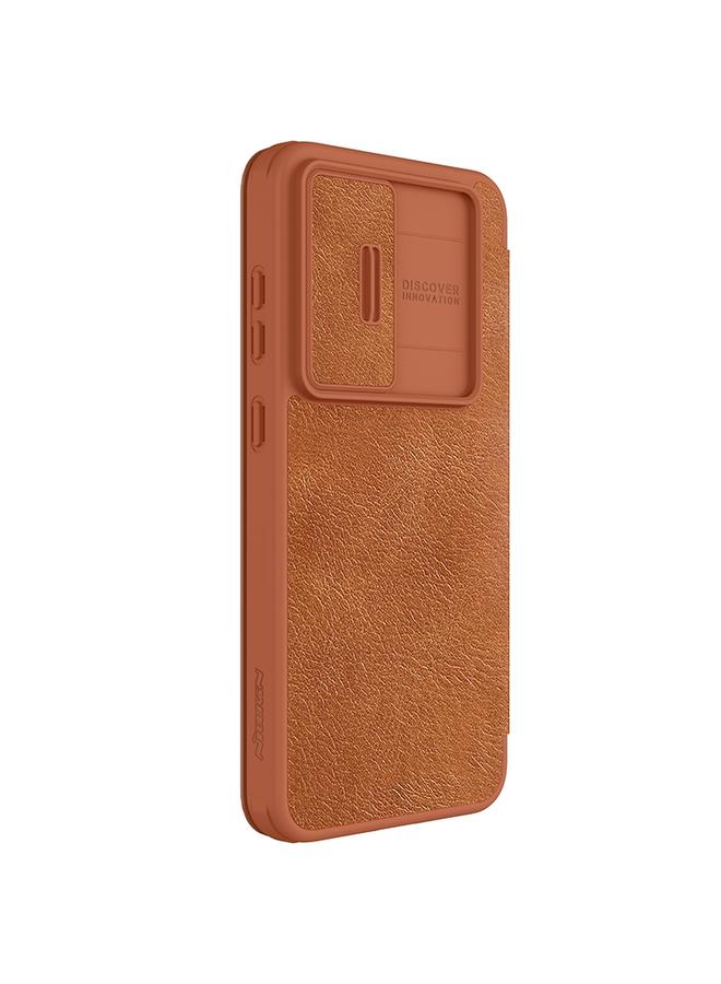 Nillkin Case For Samsung Galaxy S24 FE 5G QIN Series Pro Sliding Camera Cover Design Leather Phone Case - Image 2