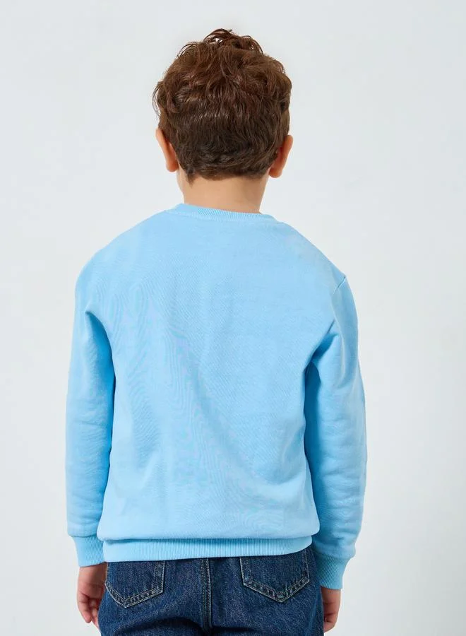 Styli Boys Blue Sonic the Hedgehog Cotton Sweatshirt