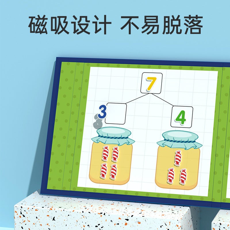 Ten-Grid Array Digital Enlightenment Kindergarten Mathematics Learning Children Decomposition Arithmetic Within 20 Addition And Subtraction Teaching Aids Artifact - Image 5