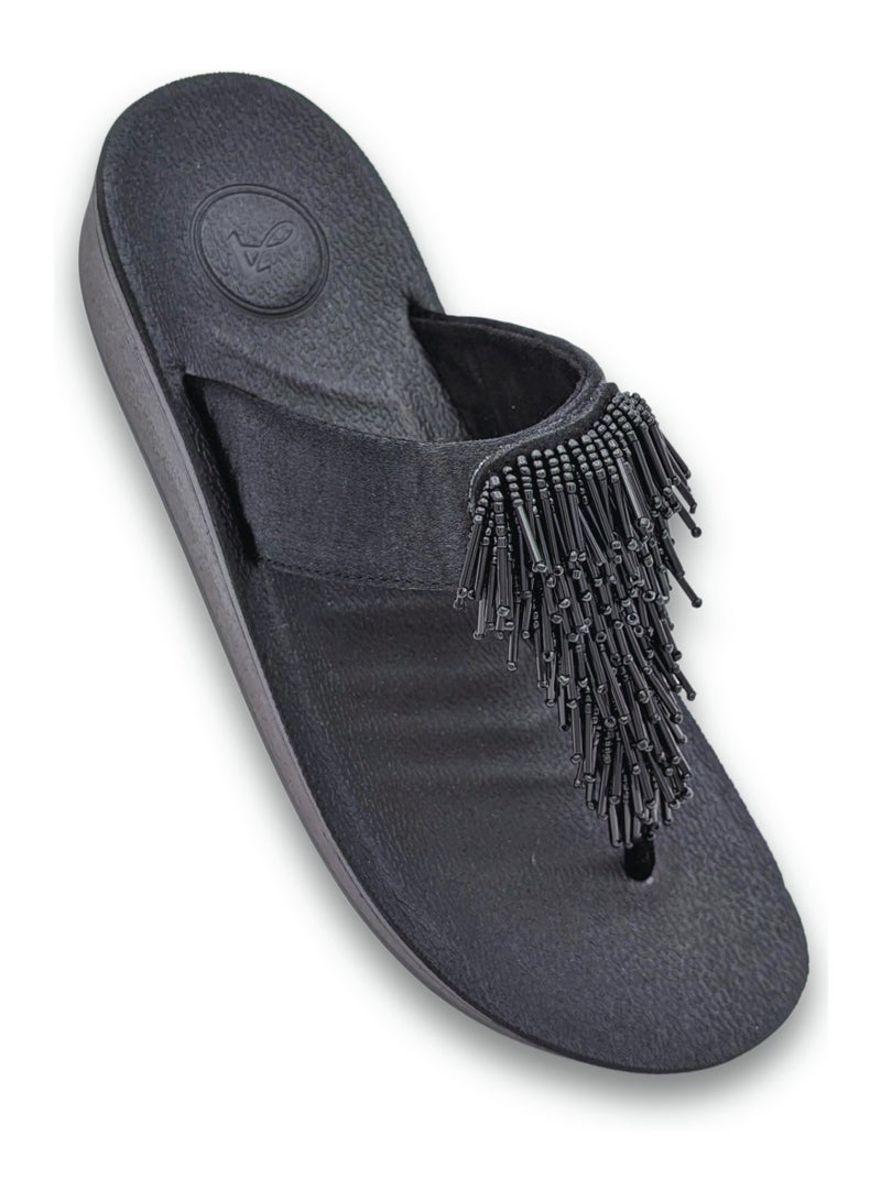 ايروسوفت صندل نسائي من إيروسوفت FW8381 باللون الأسود - Image 1