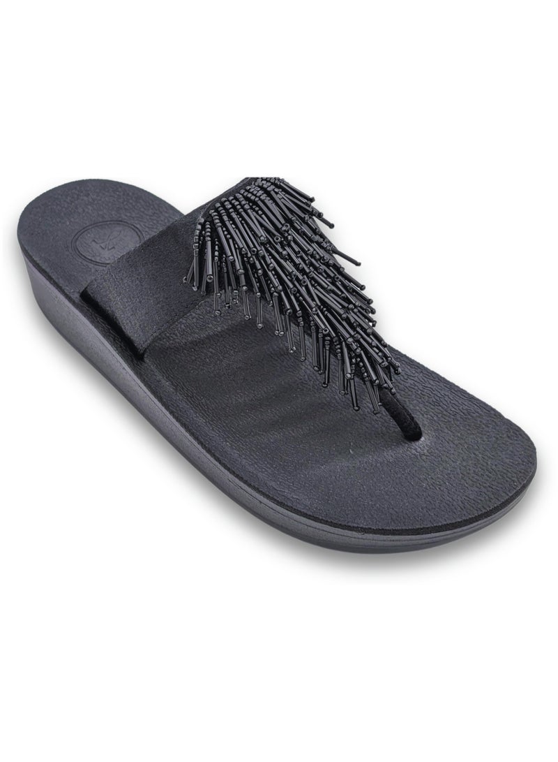 ايروسوفت صندل نسائي من إيروسوفت FW8381 باللون الأسود - Image 2