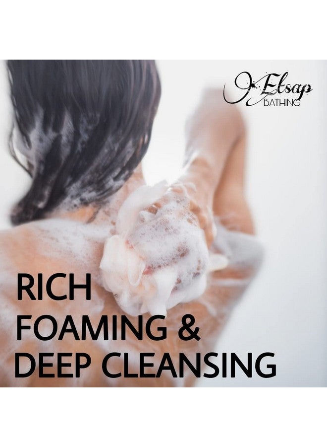 RIXTEC ETSAP Premium Bathing Round Loofah for Men and Women (Pack of 2)(color may very) - Image 4