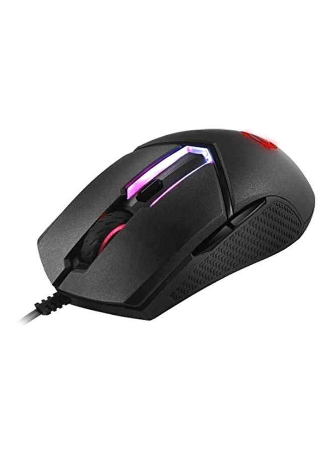 Msi Clutch Gm30 6200 Dpi AdjUStable Omron Switch Symmetrical Design Wired Rgb Gaming MoUSe - Black - Image 3