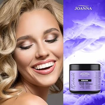 Joanna Professional Keratin Hair Mask Hair Mask With Keratin for Brittle Hair Innovative Complex Formula With Active Hair Growth Ingredients Professional Keratin Hair Loss Product 500 g - Image 2