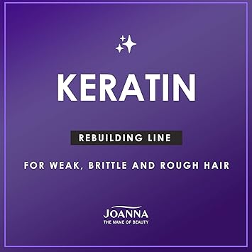 Joanna Professional Keratin Hair Mask Hair Mask With Keratin for Brittle Hair Innovative Complex Formula With Active Hair Growth Ingredients Professional Keratin Hair Loss Product 500 g - Image 3