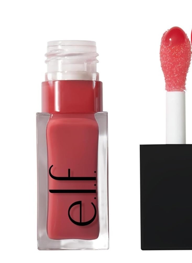 إلف زيت الشفاه e.l.f. Glow Reviver بحجم 7.6 مل - زيت شفاه مغذٍ ومُلوَّن يمنح لمسة نهائية عالية اللمعان، مُعزَّز بزيت الجوجوبا، نباتي ولم يُجرَّب على الحيوانات - درجة "Rose Envy" - Image 3