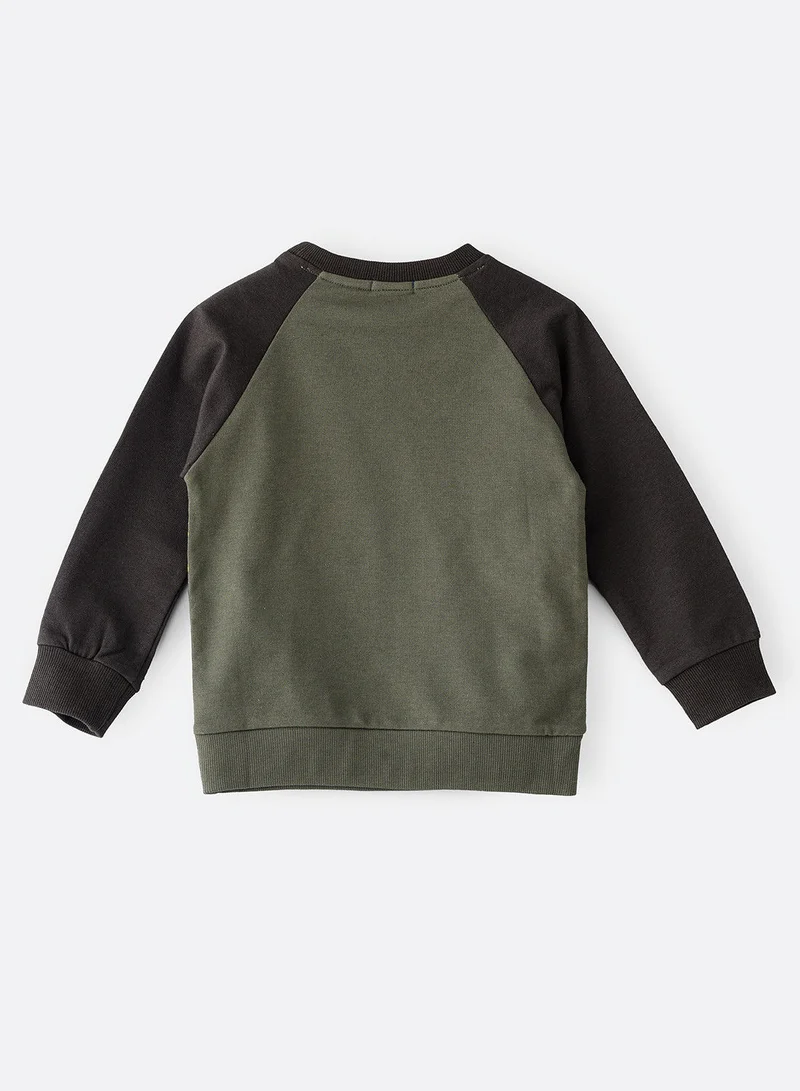 جام تي شيرت بأكمام طويلة محبوك