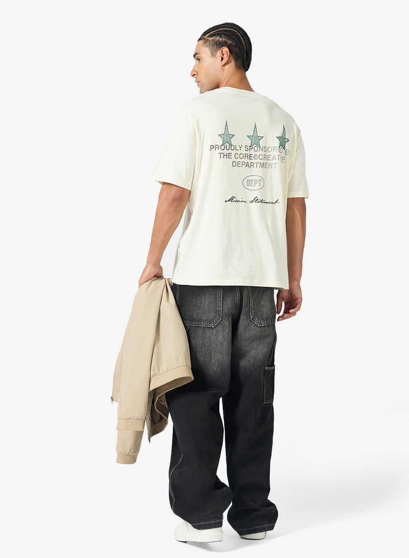 JACK & JONES Graphic Crew Neck T-Shirt - Image 4