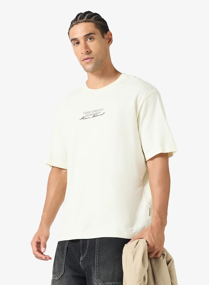 Graphic Crew Neck T-Shirt