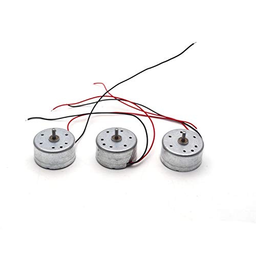 PGSA2Z Mini 5v 6000 RPM Electric DC Motor with Wire for DIY Toys (Multicolour) - Pack of 3 - Image 1