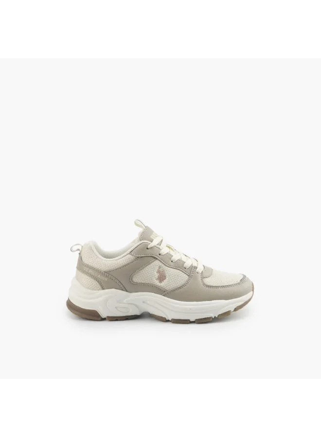 U.S. Polo Assn. beige U.S. Polo Assn. Women’s SORLEY GLB 6FX Fashion Sneakers – Beige for Women | Best Price UAE