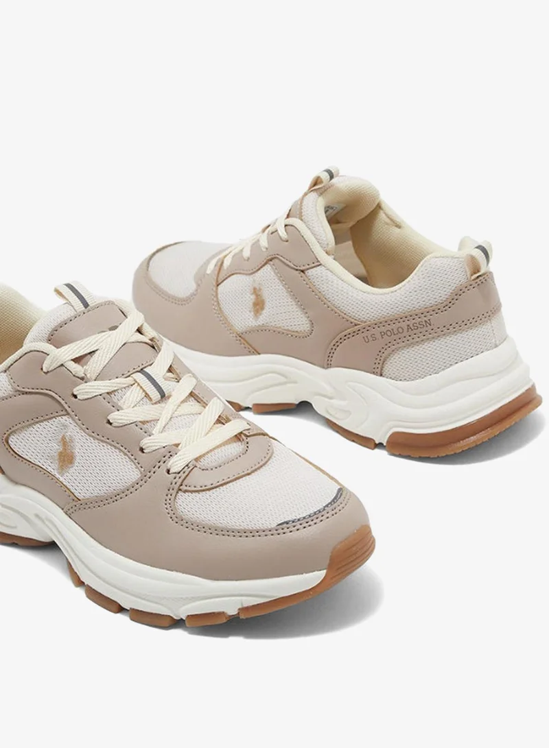 U.S. Polo Assn. beige U.S. Polo Assn. Women’s SORLEY GLB 6FX Fashion Sneakers – Beige for Women | Best Price UAE
