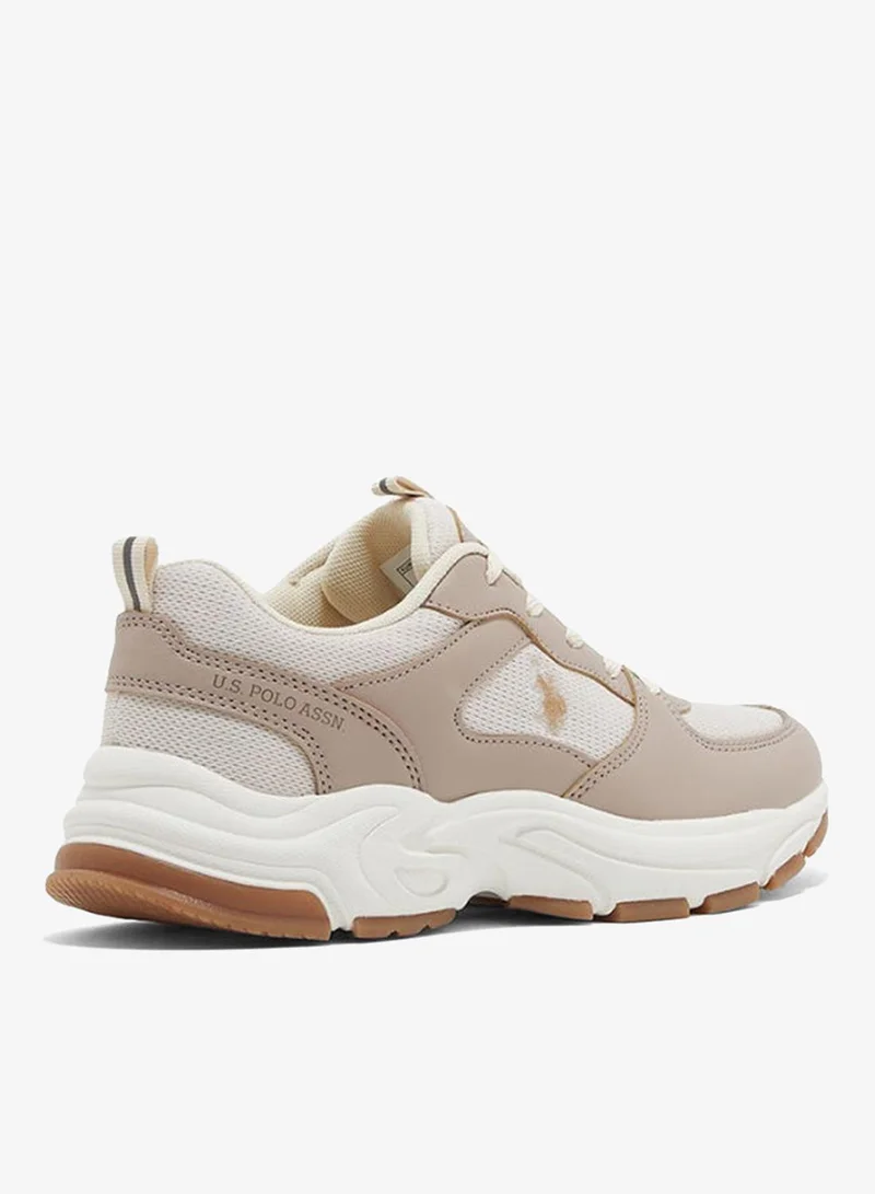 U.S. Polo Assn. beige U.S. Polo Assn. Women’s SORLEY GLB 6FX Fashion Sneakers – Beige for Women | Best Price UAE