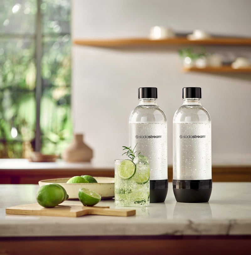 Sodastream 1l Carbonating Bottles- Black (Twin Pack) - Image 4