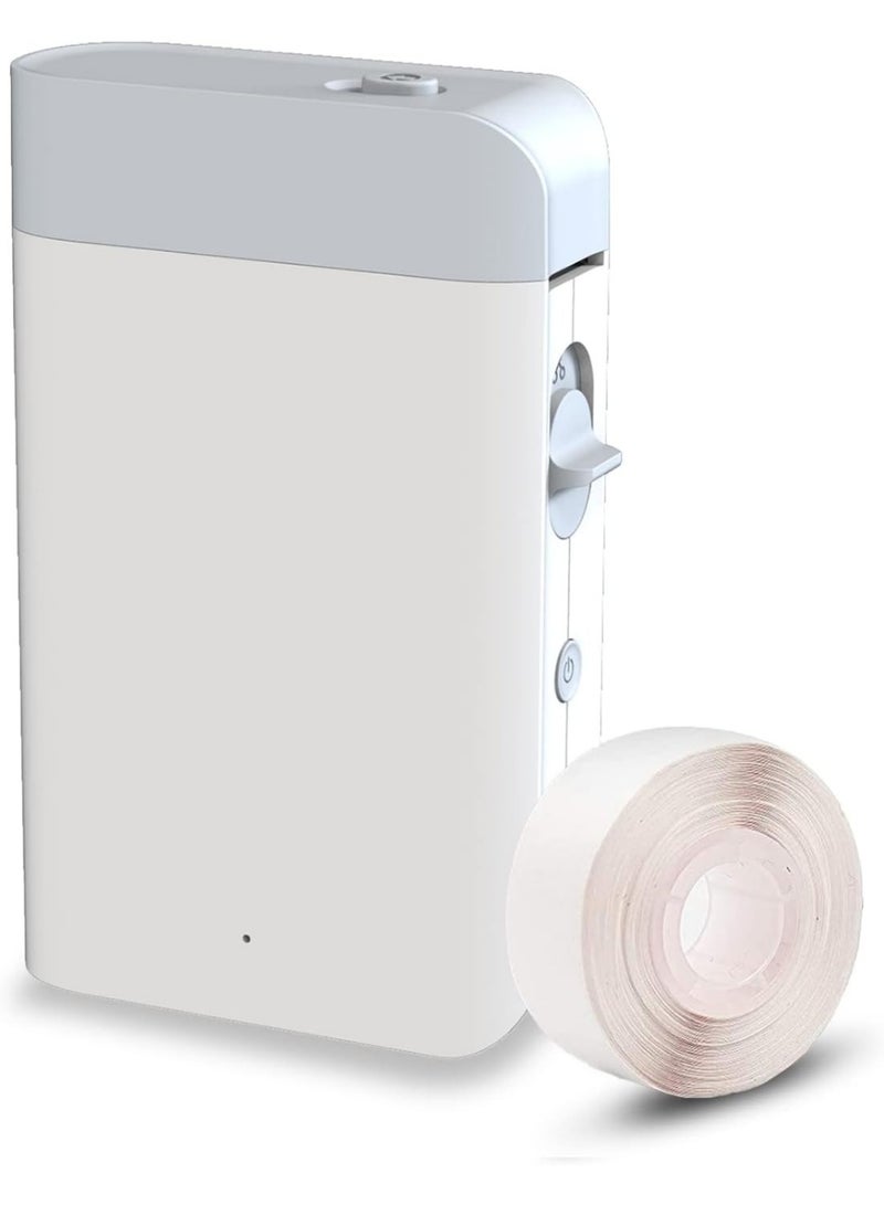 طابعة ملصقات بلوتوث KKJ مع شريط لاصق، طراز WP-9510، طابعة ملصقات محمولة، طابعة ملصقات صغيرة، قوالب متعددة متوفرة للاستخدام مع الهواتف الذكية لتنظيم المكتب والمنزل، قابلة لإعادة الشحن عبر منفذ USB - Image 1