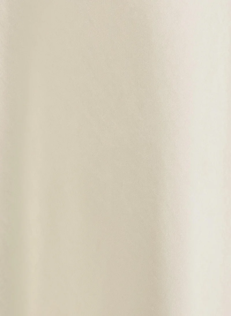 Lichi  Floor-length maxi skirt in monochrome satin for Women | Best Price UAE