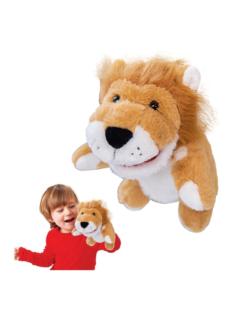 general Hand puppet, cute and soft animal plush toy |Removable mouth plush toy for pretend play, baby plush toy for performance theater, birthday gift - Image 1