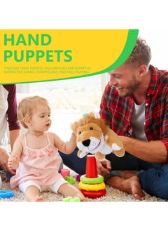 General Hand puppet, cute and soft animal plush toy |Removable mouth plush toy for pretend play, baby plush toy for performance theater, birthday gift  - Image 2