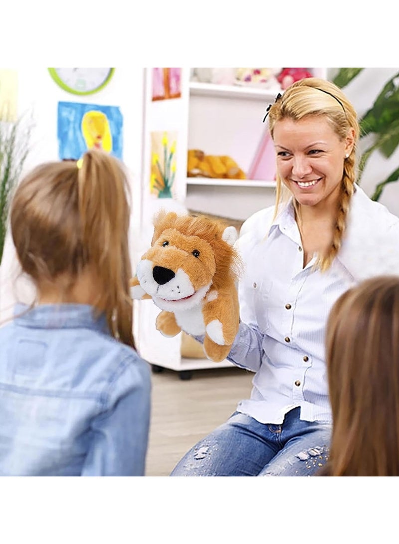 general Hand puppet, cute and soft animal plush toy |Removable mouth plush toy for pretend play, baby plush toy for performance theater, birthday gift - Image 3