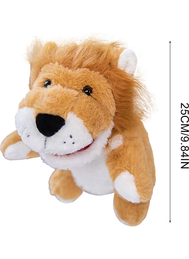 general Hand puppet, cute and soft animal plush toy |Removable mouth plush toy for pretend play, baby plush toy for performance theater, birthday gift - Image 4