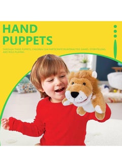 General Hand puppet, cute and soft animal plush toy |Removable mouth plush toy for pretend play, baby plush toy for performance theater, birthday gift  - Image 5