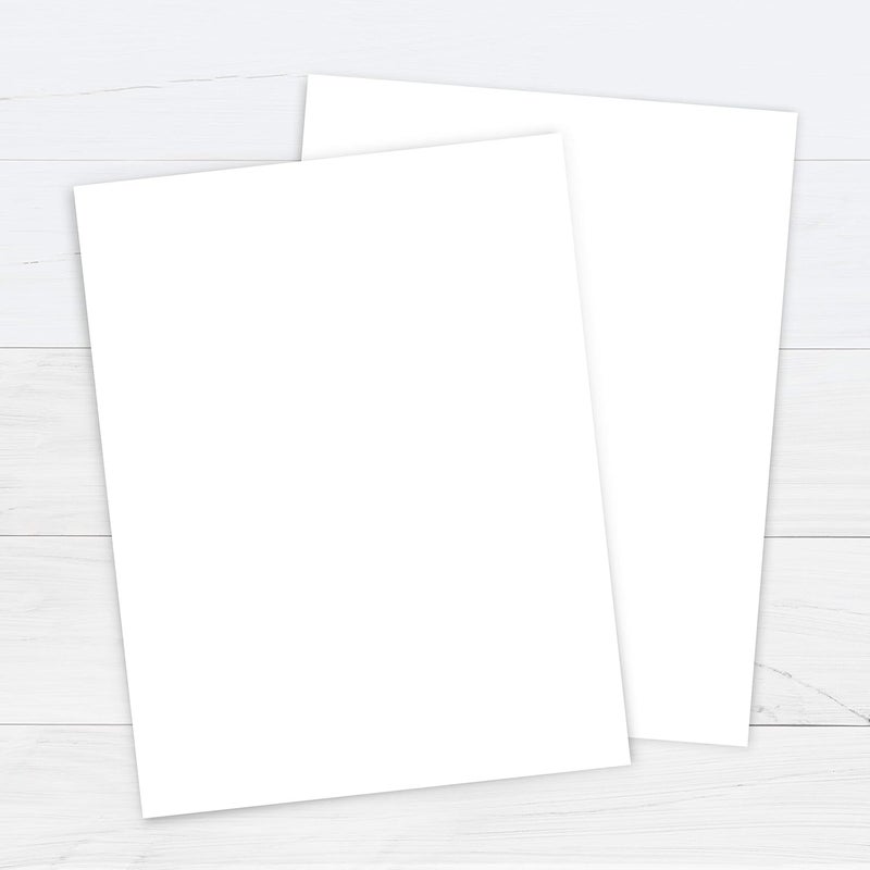 PrintWorks White Cardstock, 67 lb, 92 Bright, FSC Certified, Perfect for School and Craft Projects, 8.5 x 11 Inch, 100 Sheets (00540) (Pack of 5) - Image 2