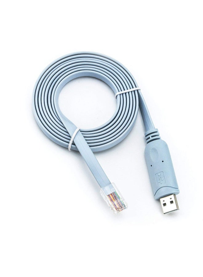 Cite USB to RJ45 Console Cable with FTDI Chip for Routers/Switches Support Windows Linux Mac - Image 1