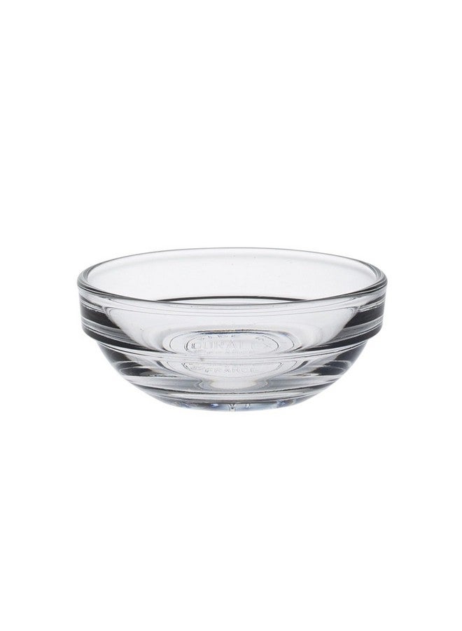 Duralex Made In France Lys Stackable Glass Bowl (Set of 4), 1 oz., 2.3 Inches, Clear - Image 3
