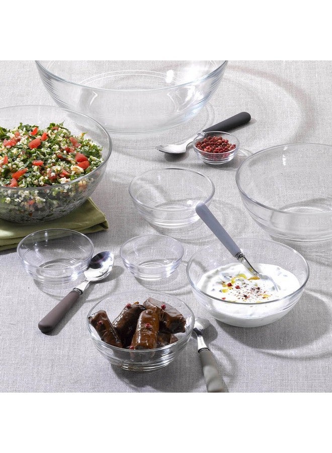 Duralex Made In France Lys Stackable Glass Bowl (Set of 4), 1 oz., 2.3 Inches, Clear - Image 2