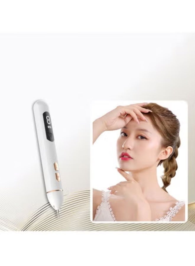 keke Laser Pen for Moles, Spot Eraser with 9 Modes and LCD Display Replaceable Needle, USB Rechargeable Mole Removal Pen Skin Tag Removal Tool for Wart Spot Tattoo Body Freckles - Image 4